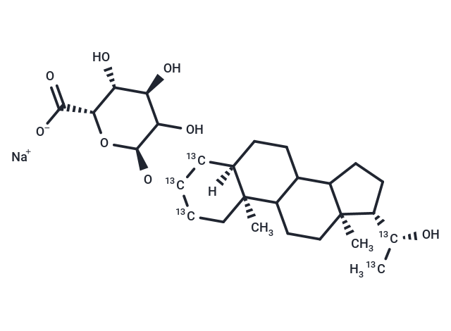 Pregnanediol-[13C5] Glucuronide (Standard)