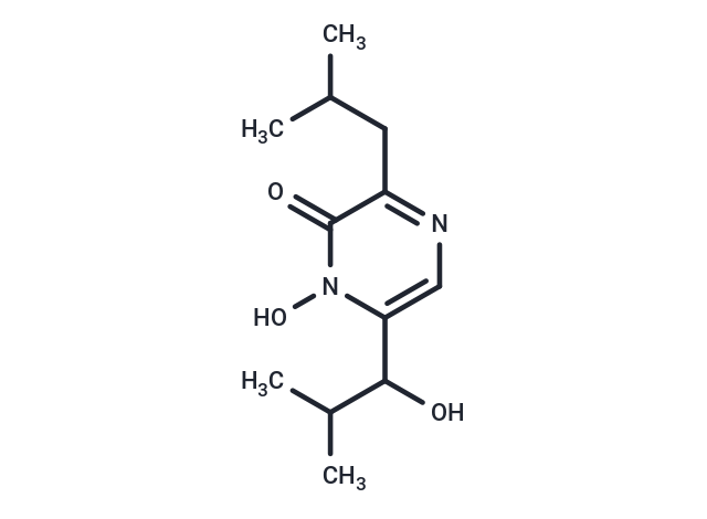 1-hydroxy-6-(1-hydroxy-2-methylpropyl)-3-(2-methylpropyl)-1,2-dihydropyrazin-2-one