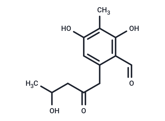 2,4-dihydroxy-6-(4-hydroxy-2-oxopentyl)-3-methylbenzaldehyde