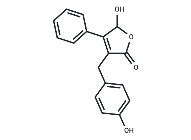 5-hydroxy-3-[(4-hydroxyphenyl)methyl]-4-phenyl-2,5-dihydrofuran-2-one