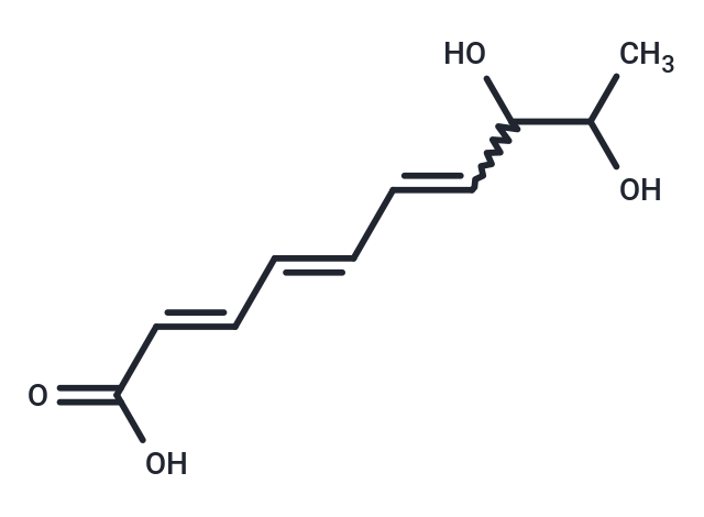 (2E,4E)-8,9-dihydroxydeca-2,4,6-trienoic acid