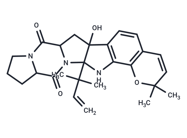 1-hydroxy-8,8-dimethyl-13-(2-methylbut-3-en-2-yl)-9-oxa-12,14,20-triazahexacyclo[11.10.0.0^{2,11}.0^{5,10}.0^{14,22}.0^{16,20}]tricosa-2(11),3,5(10),6-tetraene-15,21-dione