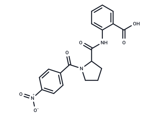 2-[1-(4-nitrobenzoyl)pyrrolidine-2-amido]benzoic acid