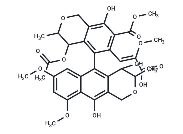 3-[4-(acetyloxy)-5-{4,10-dihydroxy-7,9-dimethoxy-3-methyl-1H,3H,4H-naphtho[2,3-c]pyran-5-yl}-8-hydroxy-7-(methoxycarbonyl)-3-methyl-3,4-dihydro-1H-2-benzopyran-6-yl]-2-methoxyprop-2-enoic acid