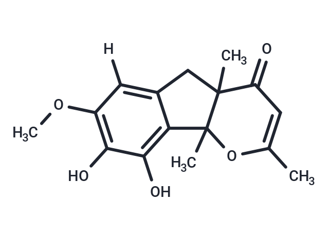 8,9-dihydroxy-7-methoxy-2,4a,9b-trimethyl-4H,4aH,5H,9bH-indeno[1,2-b]pyran-4-one