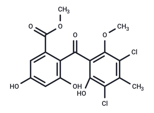 methyl 2-(3,5-dichloro-2-hydroxy-6-methoxy-4-methylbenzoyl)-3,5-dihydroxybenzoate