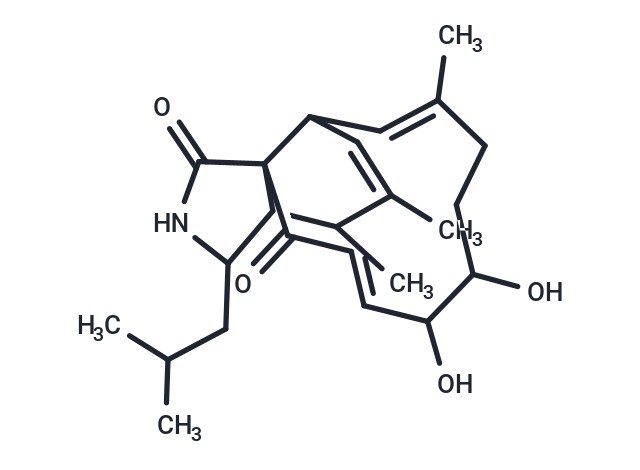 11,12-dihydroxy-4,5,8-trimethyl-3-(2-methylpropyl)-1H,2H,3H,3aH,4H,6aH,9H,10H,11H,12H,15H-cycloundeca[d]isoindole-1,15-dione
