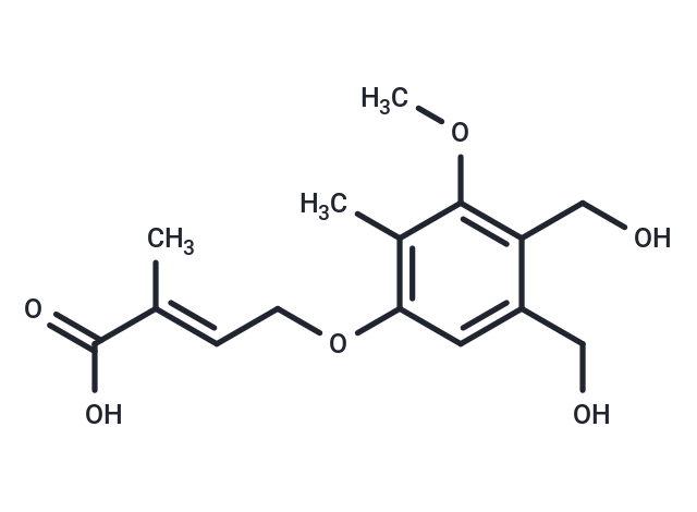 (2E)-4-[4,5-bis(hydroxymethyl)-3-methoxy-2-methylphenoxy]-2-methylbut-2-enoic acid