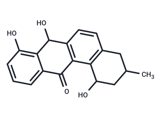 1,7,8-trihydroxy-3-methyl-1,2,3,4,7,12-hexahydrotetraphen-12-one