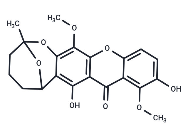 3,8-dihydroxy-7,14-dimethoxy-17-methyl-12,16,21-trioxapentacyclo[15.3.1.0^{2,15}.0^{4,13}.0^{6,11}]henicosa-2(15),3,6,8,10,13-hexaen-5-one