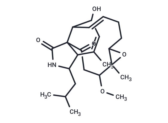 (10E)-13-hydroxy-4-methoxy-5,15-dimethyl-17-(2-methylpropyl)-6-oxa-18-azatetracyclo[10.7.0.0^{1,16}.0^{5,7}]nonadeca-10,14-diene-2,19-dione