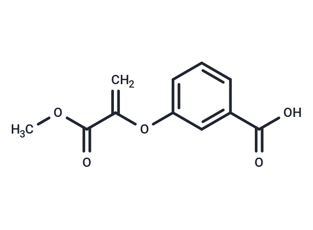 3-[(3-methoxy-3-oxoprop-1-en-2-yl)oxy]benzoic acid