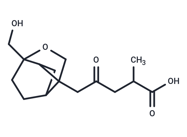 5-[6-(hydroxymethyl)-7-oxatricyclo[4.3.0.0^{3,9}]nonan-9-yl]-2-methyl-4-oxopentanoic acid