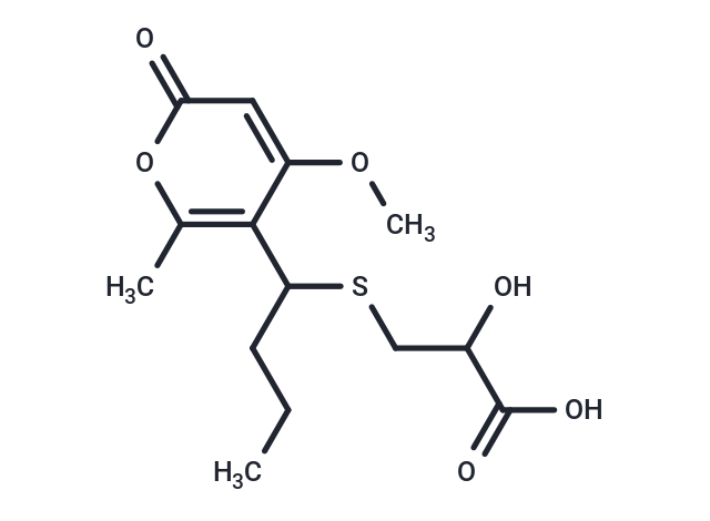 2-hydroxy-3-{[1-(4-methoxy-6-methyl-2-oxo-2H-pyran-5-yl)butyl]sulfanyl}propanoic acid