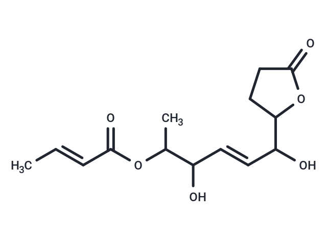 (4E)-3,6-dihydroxy-6-(5-oxooxolan-2-yl)hex-4-en-2-yl (2E)-but-2-enoate