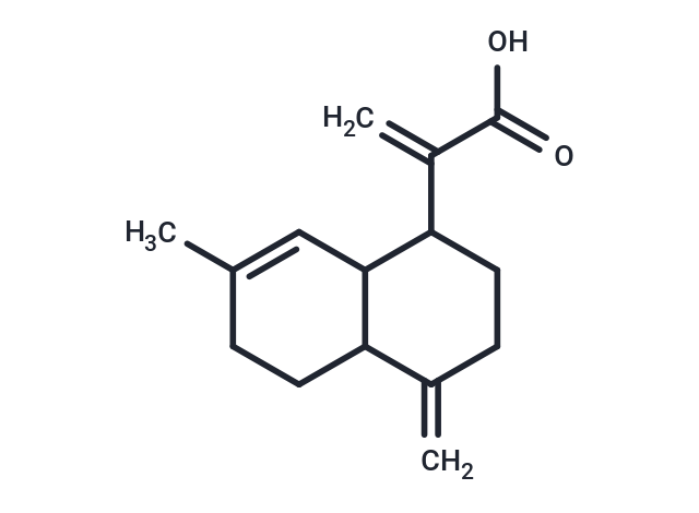 2-(7-methyl-4-methylidene-1,2,3,4,4a,5,6,8a-octahydronaphthalen-1-yl)prop-2-enoic acid
