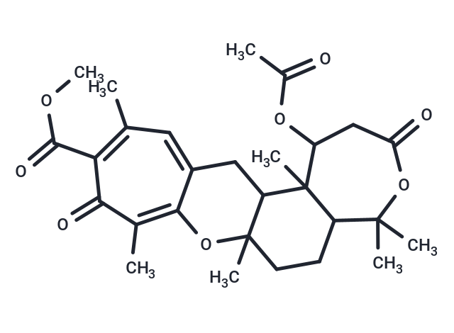 methyl 3-(acetyloxy)-2,7,7,11,14,17-hexamethyl-5,15-dioxo-6,12-dioxatetracyclo[9.9.0.0^{2,8}.0^{13,19}]icosa-13,16,18-triene-16-carboxylate