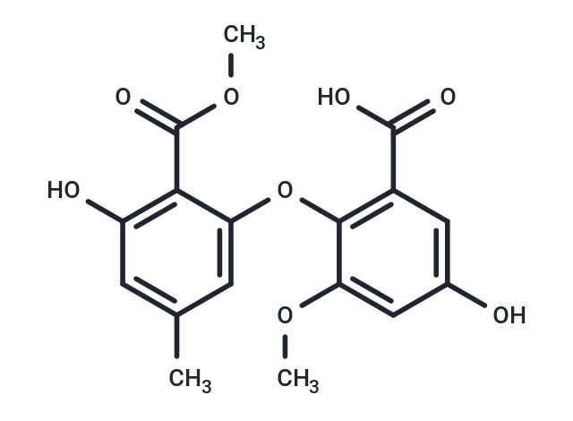 5-hydroxy-2-[3-hydroxy-2-(methoxycarbonyl)-5-methylphenoxy]-3-methoxybenzoic acid