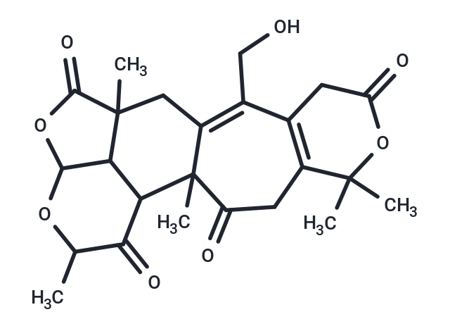 11-(hydroxymethyl)-2,6,6,14,19-pentamethyl-7,16,18-trioxapentacyclo[12.6.1.0^{2,12}.0^{5,10}.0^{17,21}]henicosa-5(10),11-diene-3,8,15,20-tetrone