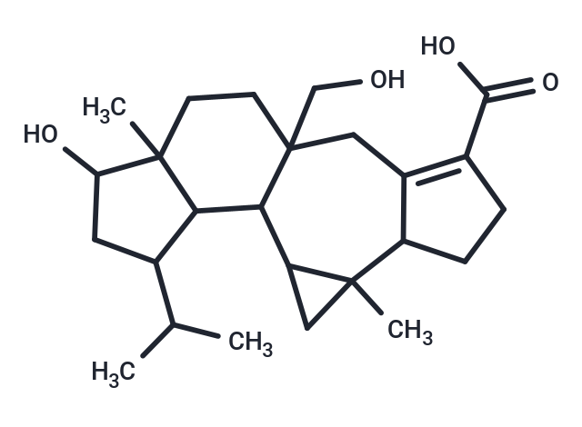 15-hydroxy-11-(hydroxymethyl)-4,14-dimethyl-17-(propan-2-yl)pentacyclo[9.7.0.0^{2,4}.0^{5,9}.0^{14,18}]octadec-8-ene-8-carboxylic acid