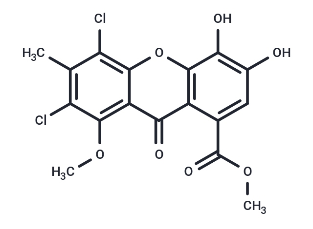 methyl 5,7-dichloro-3,4-dihydroxy-8-methoxy-6-methyl-9-oxo-9H-xanthene-1-carboxylate