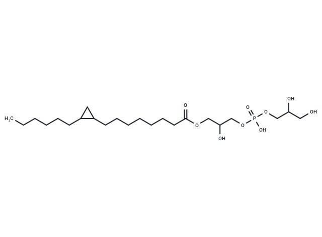 (2,3-dihydroxypropoxy)(3-{[8-(2-hexylcyclopropyl)octanoyl]oxy}-2-hydroxypropoxy)phosphinic acid
