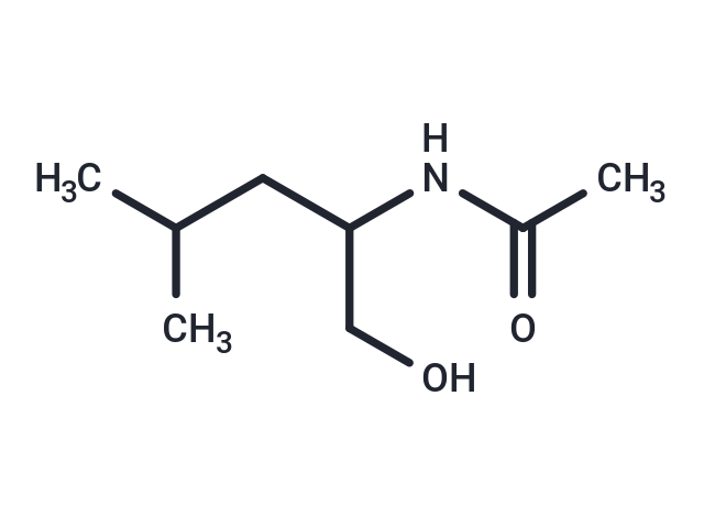 N-(1-hydroxy-4-methylpentan-2-yl)acetamide