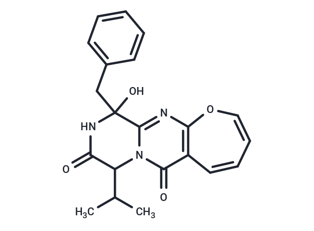 4-benzyl-4-hydroxy-7-(propan-2-yl)-15-oxa-2,5,8-triazatricyclo[8.5.0.0^{3,8}]pentadeca-1(10),2,11,13-tetraene-6,9-dione