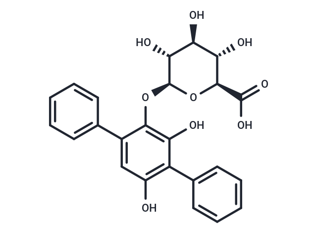 (2S,3S,4S,5R,6S)-3,4,5-trihydroxy-6-({4-phenyl-[1,1'-biphenyl]-2,6-diyl}oxy)oxane-2-carboxylic acid