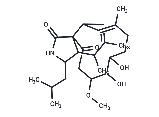 11,12-dihydroxy-13-methoxy-4,5,8-trimethyl-3-(2-methylpropyl)-1H,2H,3H,3aH,4H,6aH,9H,10H,11H,12H,13H,14H,15H-cycloundeca[d]isoindole-1,15-dione