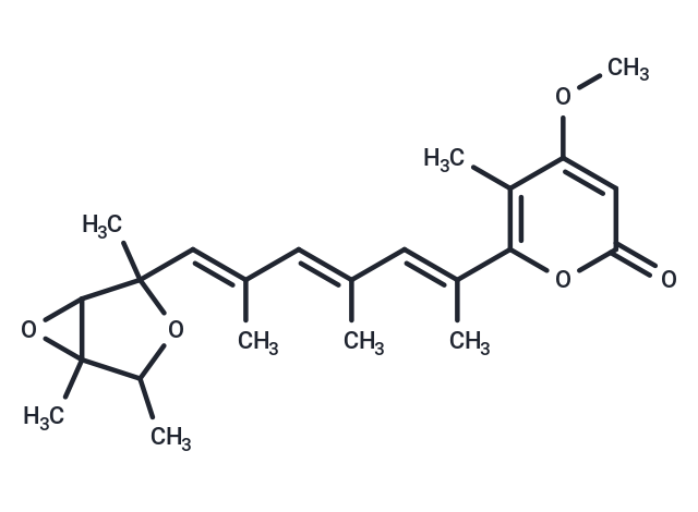 6-[(2E,4E,6E)-4,6-dimethyl-7-{2,4,5-trimethyl-3,6-dioxabicyclo[3.1.0]hexan-2-yl}hepta-2,4,6-trien-2-yl]-4-methoxy-5-methyl-2H-pyran-2-one