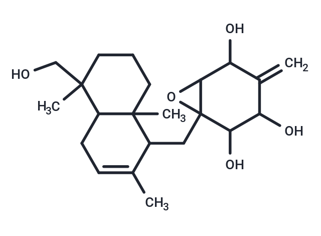 1-{[5-(hydroxymethyl)-2,5,8a-trimethyl-1,4,4a,5,6,7,8,8a-octahydronaphthalen-1-yl]methyl}-4-methylidene-7-oxabicyclo[4.1.0]heptane-2,3,5-triol