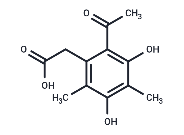 2-(2-acetyl-3,5-dihydroxy-4,6-dimethylphenyl)acetic acid