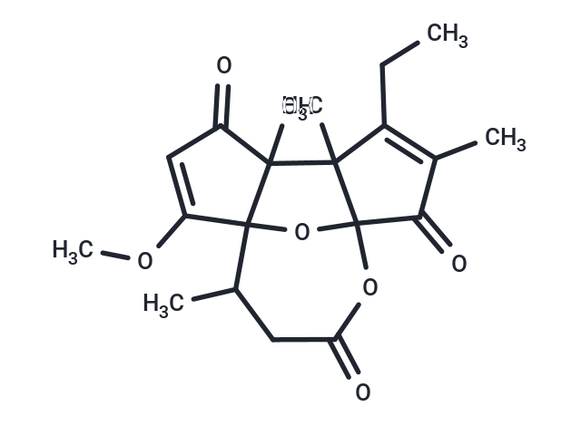 7-ethyl-5-hydroxy-2-methoxy-6,8,14-trimethyl-11,15-dioxatetracyclo[8.4.1.0^{1,5}.0^{6,10}]pentadeca-2,7-diene-4,9,12-trione