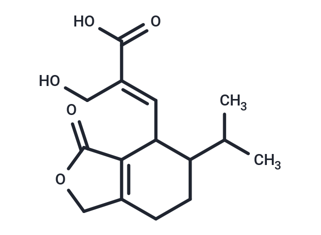 (2E)-2-(hydroxymethyl)-3-[3-oxo-5-(propan-2-yl)-1,3,4,5,6,7-hexahydro-2-benzofuran-4-yl]prop-2-enoic acid