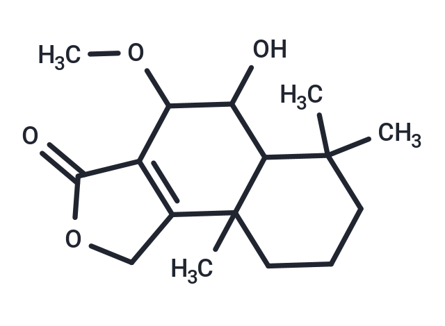 5-hydroxy-4-methoxy-6,6,9a-trimethyl-1H,3H,4H,5H,5aH,6H,7H,8H,9H,9aH-naphtho[1,2-c]furan-3-one