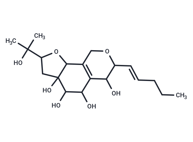 4-(2-hydroxypropan-2-yl)-11-[(1E)-pent-1-en-1-yl]-3,12-dioxatricyclo[7.4.0.0^{2,6}]tridec-1(9)-ene-6,7,8,10-tetrol