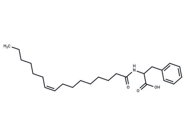 2-[(9Z)-hexadec-9-enamido]-3-phenylpropanoic acid