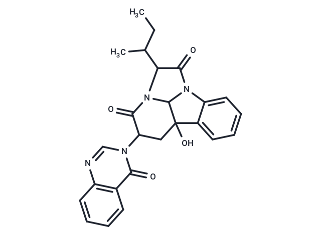 10-(butan-2-yl)-1-hydroxy-13-(4-oxo-3,4-dihydroquinazolin-3-yl)-8,11-diazatetracyclo[6.6.1.0^{2,7}.0^{11,15}]pentadeca-2,4,6-triene-9,12-dione