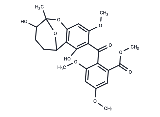 methyl 2-{3,10-dihydroxy-5-methoxy-9-methyl-8,13-dioxatricyclo[7.3.1.0^{2,7}]trideca-2(7),3,5-triene-4-carbonyl}-3,5-dimethoxybenzoate