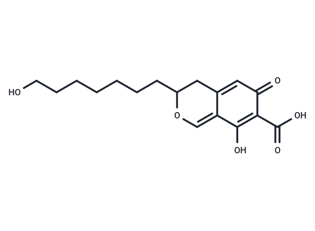 8-hydroxy-3-(7-hydroxyheptyl)-6-oxo-4,6-dihydro-3H-2-benzopyran-7-carboxylic acid