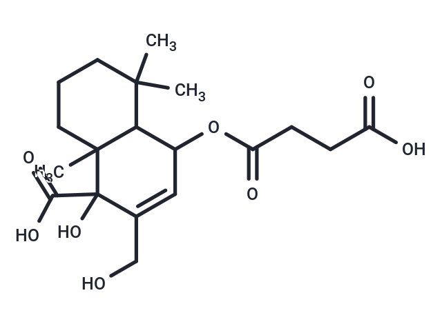 4-[(3-carboxypropanoyl)oxy]-1-hydroxy-2-(hydroxymethyl)-5,5,8a-trimethyl-1,4,4a,5,6,7,8,8a-octahydronaphthalene-1-carboxylic acid