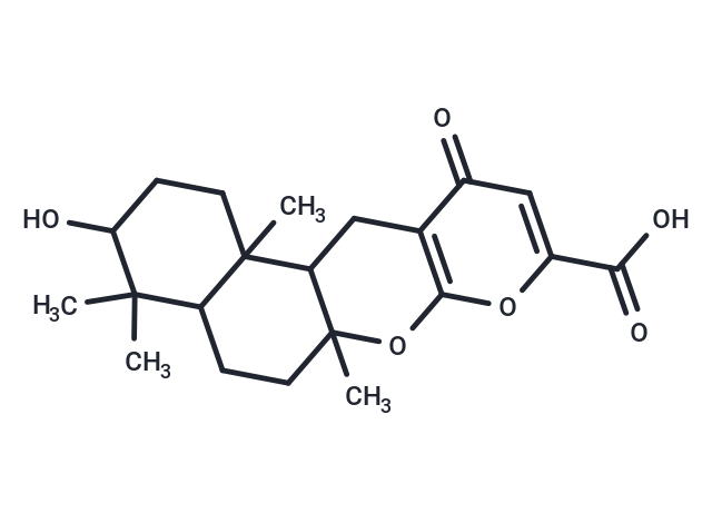 8-hydroxy-5b,9,9,11a-tetramethyl-4-oxo-4,5,5a,5b,6,7,8,9,9a,10,11,11a-dodecahydro-1,12-dioxatetraphene-2-carboxylic acid