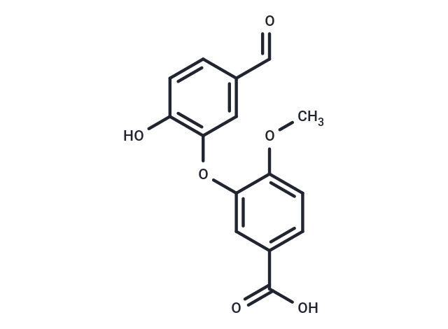 3-(5-formyl-2-hydroxyphenoxy)-4-methoxybenzoic acid
