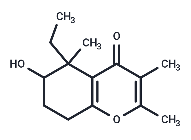 5-ethyl-6-hydroxy-2,3,5-trimethyl-5,6,7,8-tetrahydro-4H-chromen-4-one