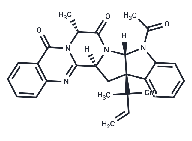 (1S,12R,15R,23R)-16-acetyl-12-methyl-23-(2-methylbut-3-en-2-yl)-3,11,14,16-tetraazahexacyclo[12.10.0.0^{2,11}.0^{4,9}.0^{15,23}.0^{17,22}]tetracosa-2,4,6,8,17,19,21-heptaene-10,13-dione