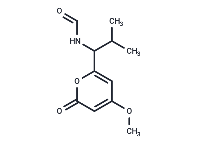 N-[1-(4-methoxy-2-oxo-2H-pyran-6-yl)-2-methylpropyl]formamide