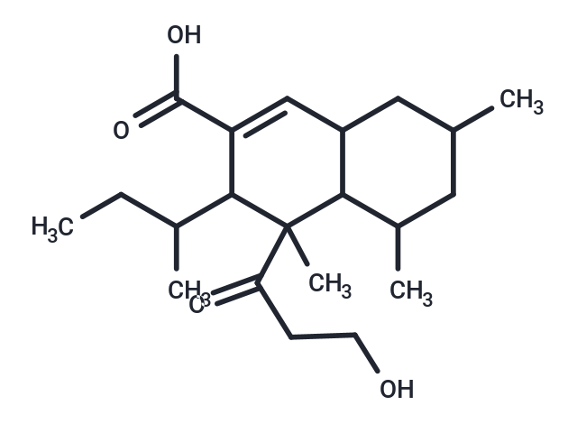 3-(butan-2-yl)-4-(3-hydroxypropanoyl)-4,5,7-trimethyl-3,4,4a,5,6,7,8,8a-octahydronaphthalene-2-carboxylic acid