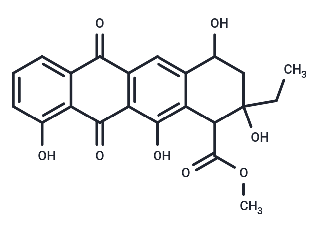 methyl 2-ethyl-2,4,10,12-tetrahydroxy-6,11-dioxo-1,2,3,4,6,11-hexahydrotetracene-1-carboxylate