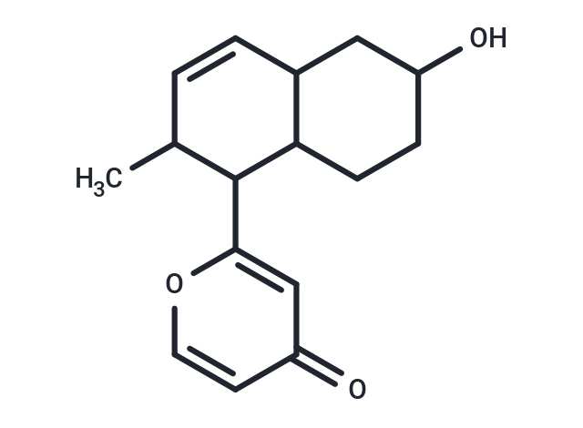 2-(6-hydroxy-2-methyl-1,2,4a,5,6,7,8,8a-octahydronaphthalen-1-yl)-4H-pyran-4-one